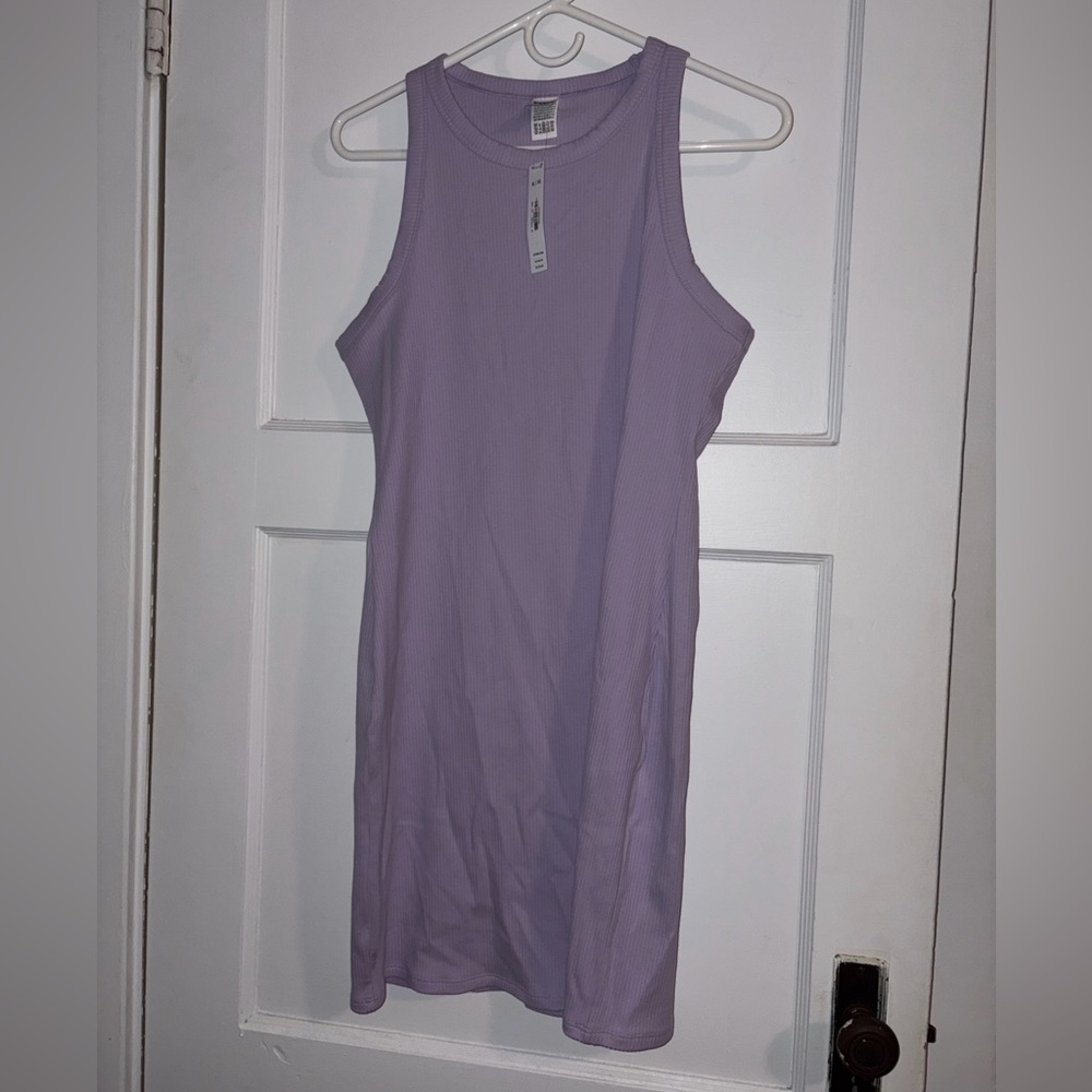 NWT Victoria’s secret pink Sleeveless Purple Bodycon Tank Dress
